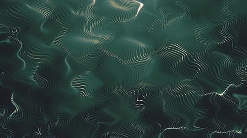 Shimmering Abstract Wavy Lines Background Loop