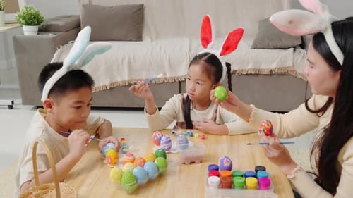 Family Fun: Painting Easter Eggs at Home