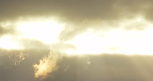 Sunset Timelapse with glowing sun