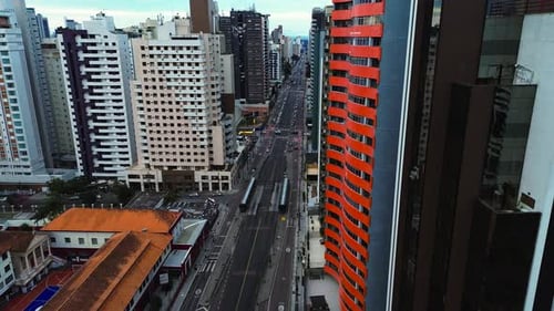 Curitiba BRT City Center Bus Transit Corridor Curitiba BRT.mov