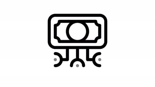cash line icon animation