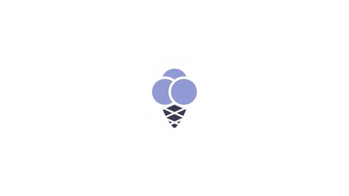 Ice Cream symbol icon animation video
