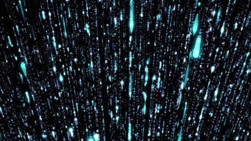 2K Concept Of Digital Computer Networking Tunnel In Futuristic Technology In Blue Concept 1