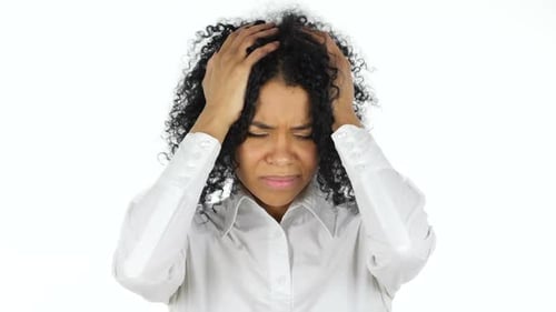 Black Woman Reacting to Failure