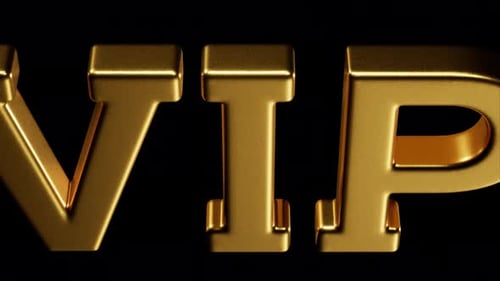 Elegant Rotating Golden 3D Text Animation