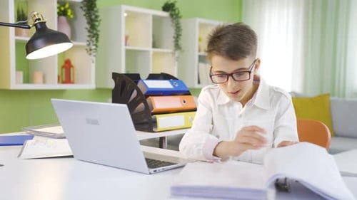 The boy who wants to be a business person like his father.