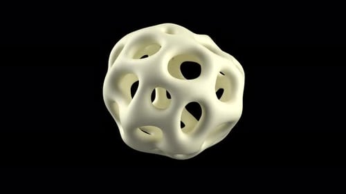 Butter Creamy Food on Black Bg Able to Loop Endless