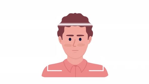 Sistema de seguridad de IA animado