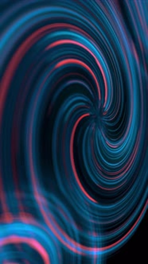 abstract neon colorful twirl lines background motion design circle line Vertical Video
