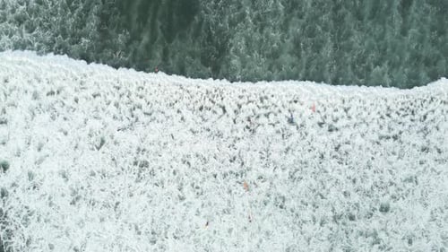 Surfers in Bali - Indonesia.