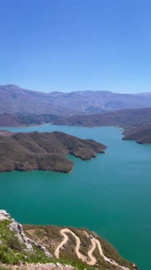 Hd Lake Under Bright Blue Sky