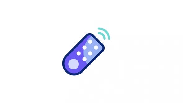 Remote Control Animated Alpha Icons, Elements Motion Graphics ft ...
