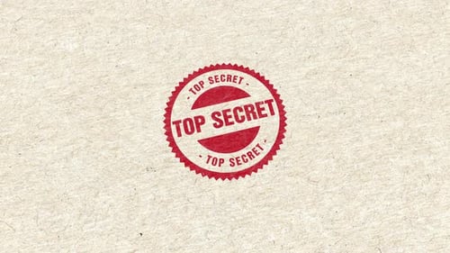 Carimbo de borracha dourado Top Secret