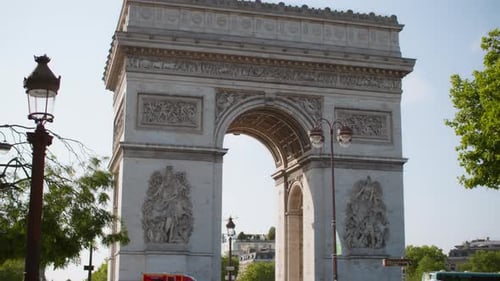 Arc De Triomphe Paris Cityscape