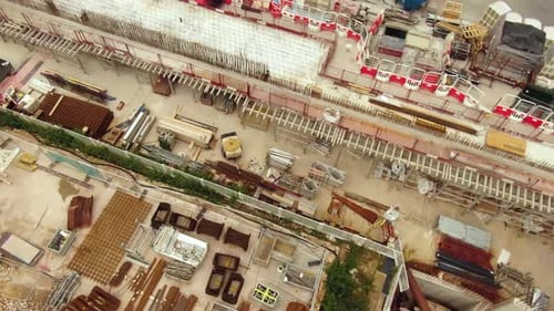 Foto con un Zumbido de un increíble sitio de construcción