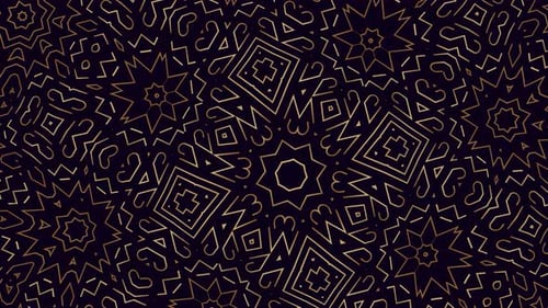 Golden Luxury Pattern Animation Background | Luxury Award Show Pattern Animation Background