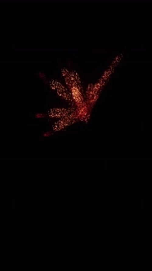 Modern Abstract Particle Burst Reveal Animation