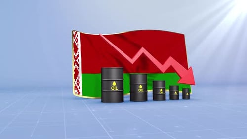 Belarus Oil Revenue And Reserves Decline With Red Arrow