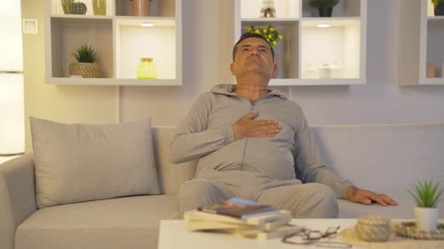 Le patient pulmonaire souffre d'essoufflement.