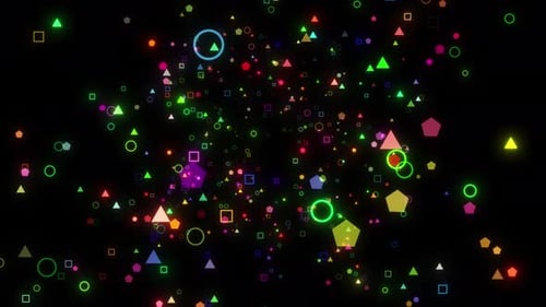 Futuristic High Tech Geometric Digital Background Shape. High Tech Background