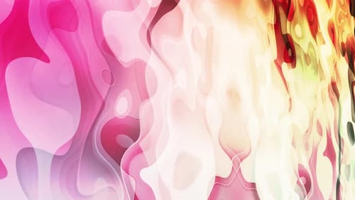 Fluid Abstract Wavy Colors Motion Background