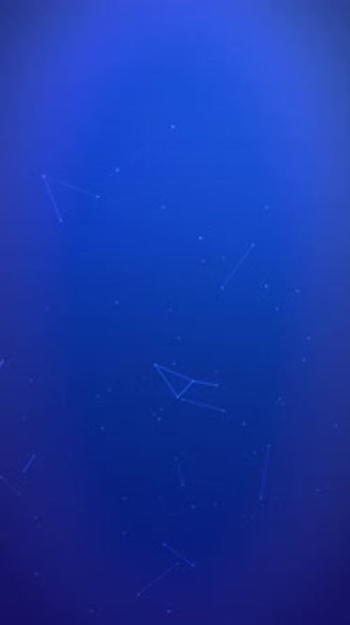 Minimalist Tech Network Animation with Flowing Dots and Lines