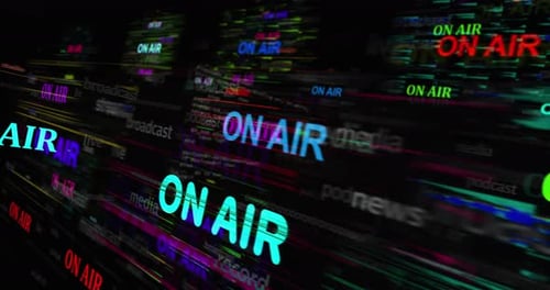 Nahtlose Schleife mit On-Air-Symbol