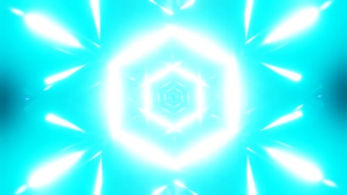 Alterando formas abstratas com luzes estroboscópicas em fundo geométrico sem costura