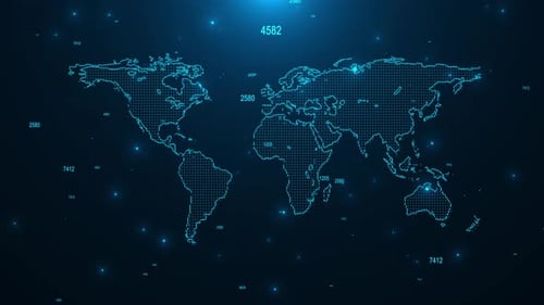 Digital Global Networking Connection Data Analysis Data Exchanges Network Metaverse International