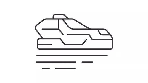 Animation de la ligne de voitures volantes