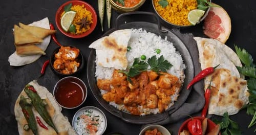 Indian food, rotation