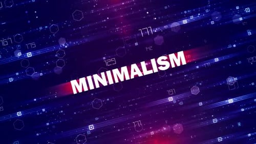 Minimalism Tech Background
