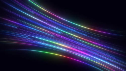 Datenübertragungsgeschwindigkeit Glowing Lines V2