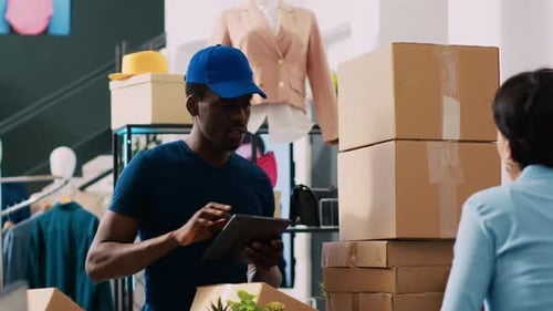 Store Employee Signing Shipping Report