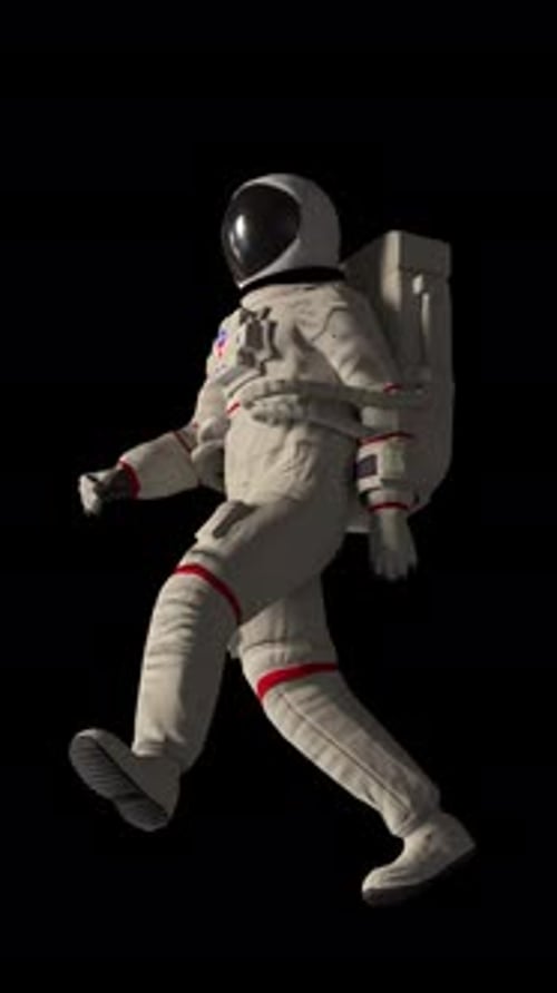 Seamless Loop: Walking Astronaut