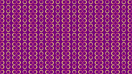 Dynamic Geometric Circles Pattern Seamless Loop Background