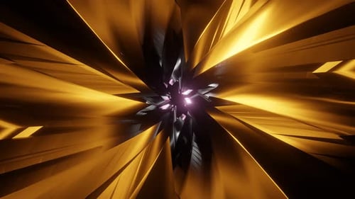 Dynamic Geometric Light Tunnel Background Loop
