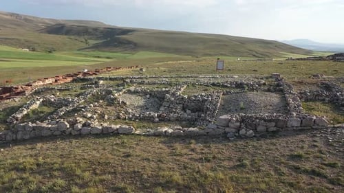 Aerial View Of Ancient City Ruins 3