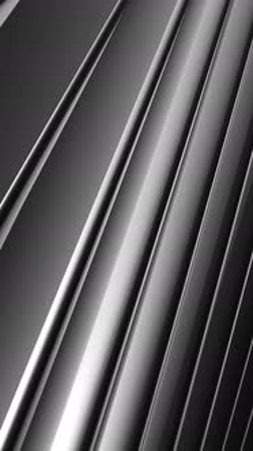 Abstract Moving Vertical Metallic Stripes Background Loop