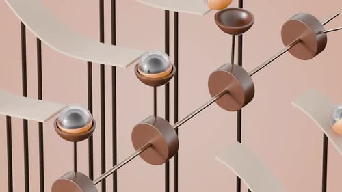 Marbles Path 3D-Schleifenanimation