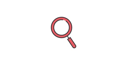 Loupe icon animation
