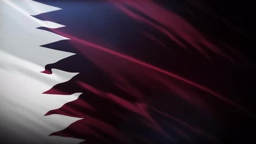 Qatar flag 4k (State of Qatar)