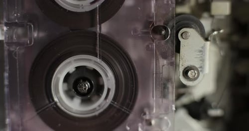 Cassette Machine Close Up View