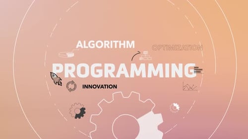 Infographic Multiple Titles With Icons Animation Information Programming