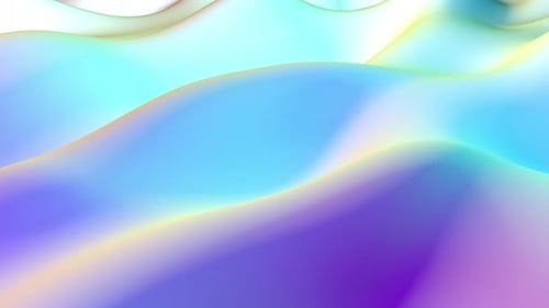 Color Wave Trendy 3d Style Intro Presentation Able to Loop Seamless