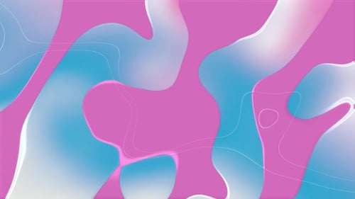 Abstract Fluid Shapes Gradient Background Loop
