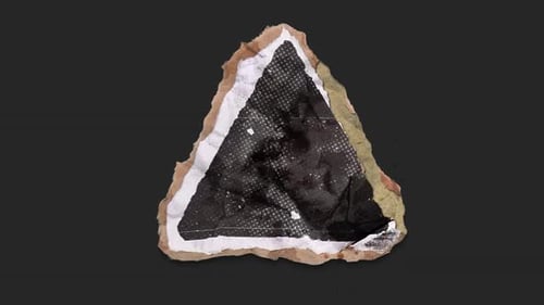 Grunge Paper Unfold Reveal with Torn Edges