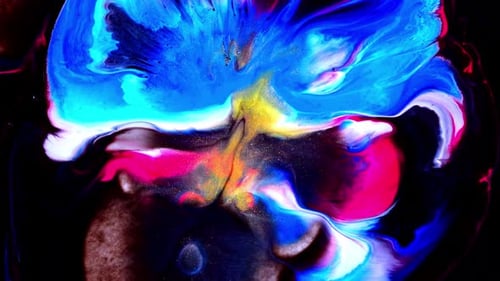 Fluid Abstract Colors Swirl