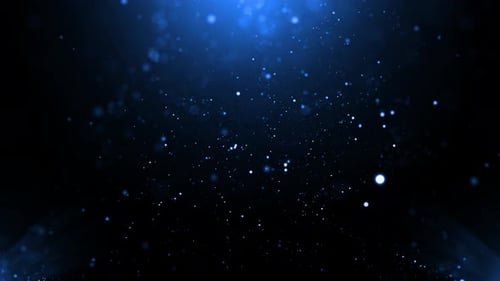 Blue Particles Background Loop