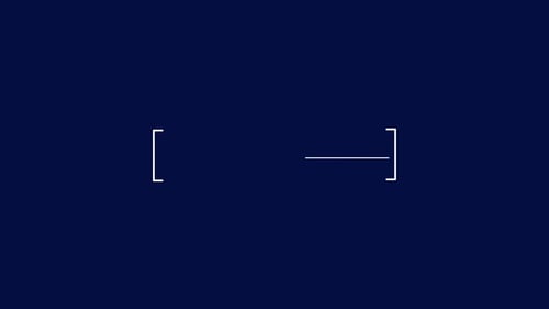 Infographic Element Animated Square Brackets for Text Callout